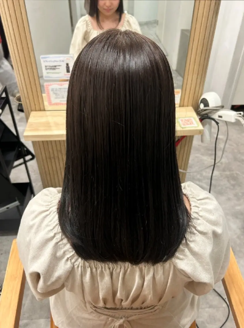 ロング カラー ヘアカラー トリートメント SHIAN わゆ🥀のヘアスタイル