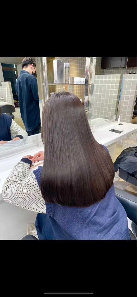 ロング カラー トレンド韓国暖色 ♡momo♡のヘアスタイル