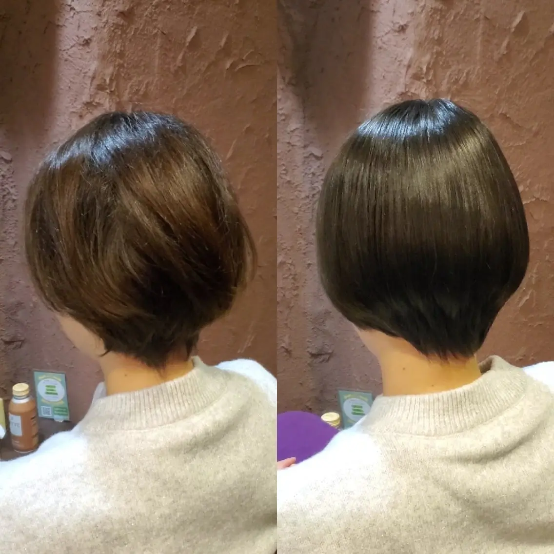 ショート カラー 縮毛矯正 ヘアカラー 縮毛矯正 髪質改善 常世田のヘアスタイル
