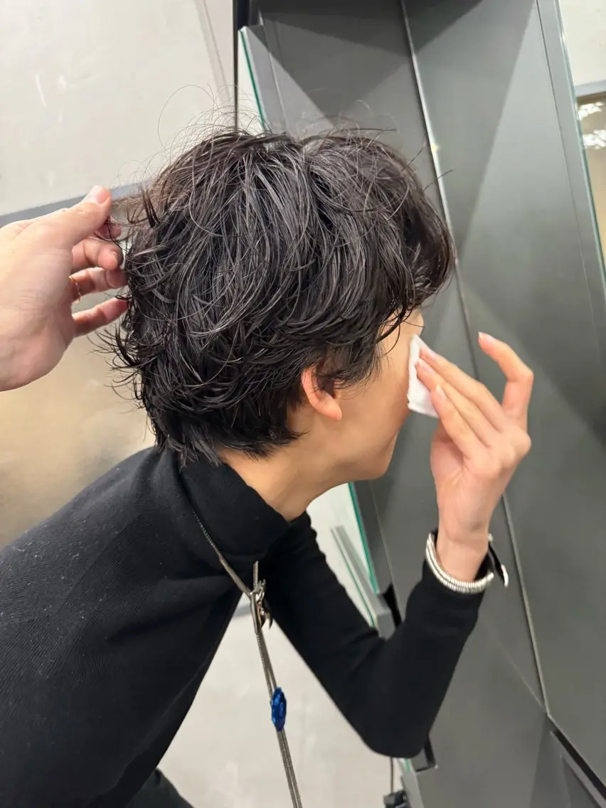 ベリーショートカット×ケアパーマの写真