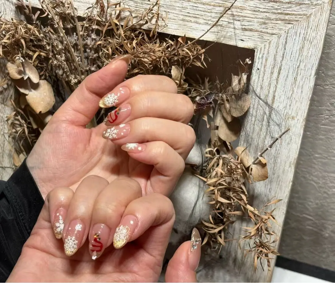 ネイル アートネイル フットネイル ジェルネイル ハート マグネットネイル Babarla Nailのネイルデザイン