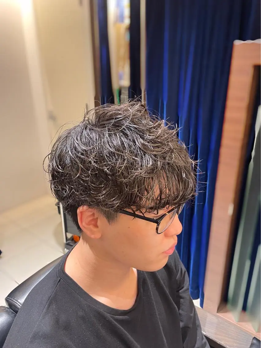 カット＋スパイラルパーマの写真