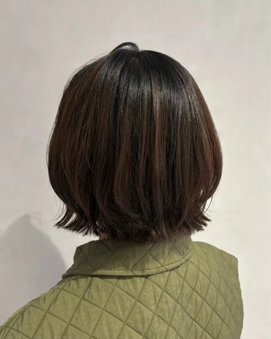 ミディアム ボブレイヤー ボブ レイヤーカット カット トリートメント 彩華🎀/ 限定枠/ 西梅田のヘアスタイル