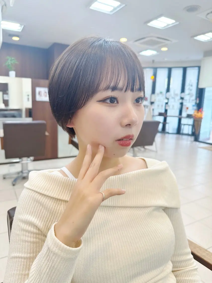 ショート カット ヘアカラー トリートメント 波多野 将貴のヘアスタイル