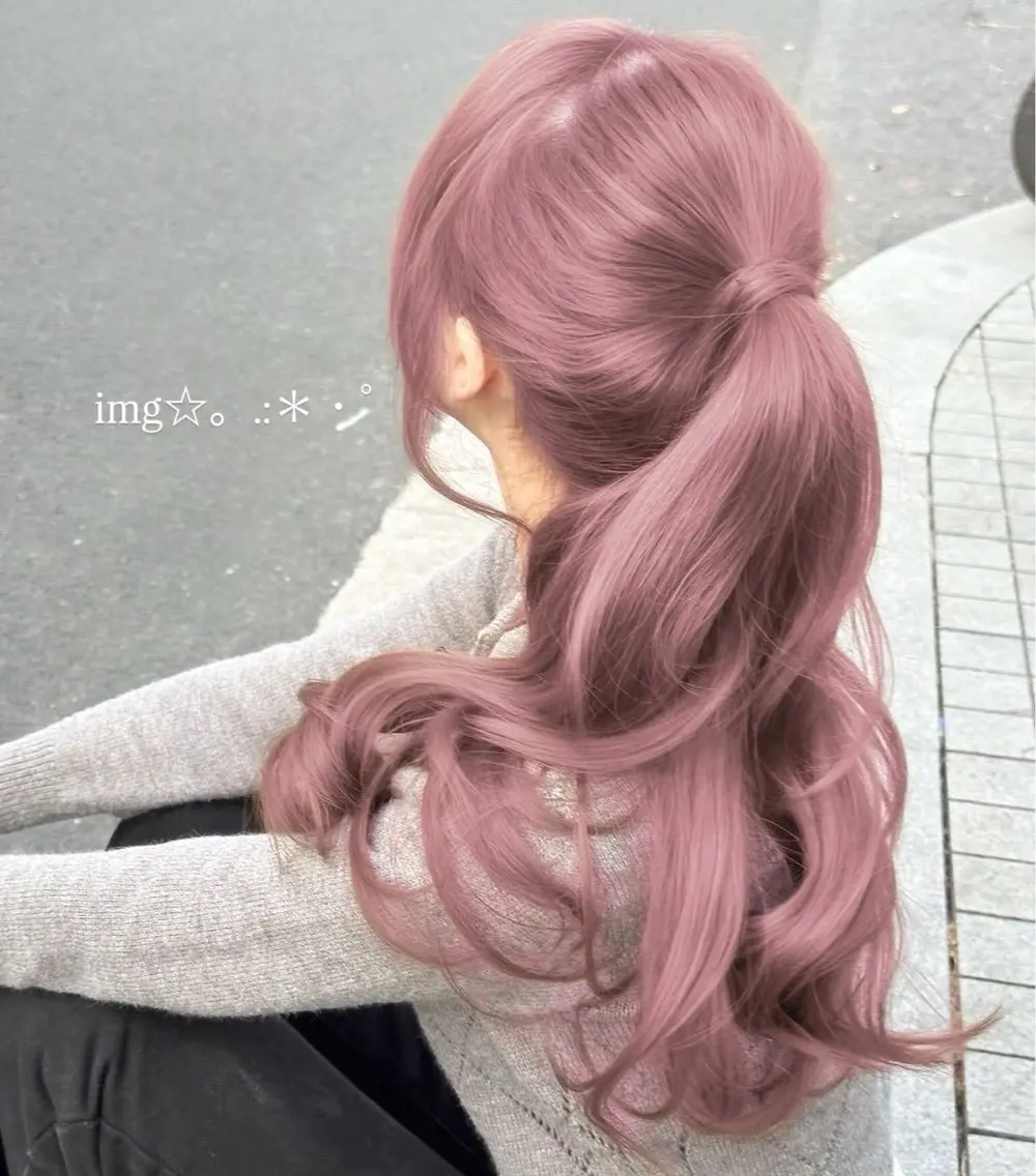 カラー ヘアカラー akari🎀🤍 ガーリーstyleのヘアスタイル