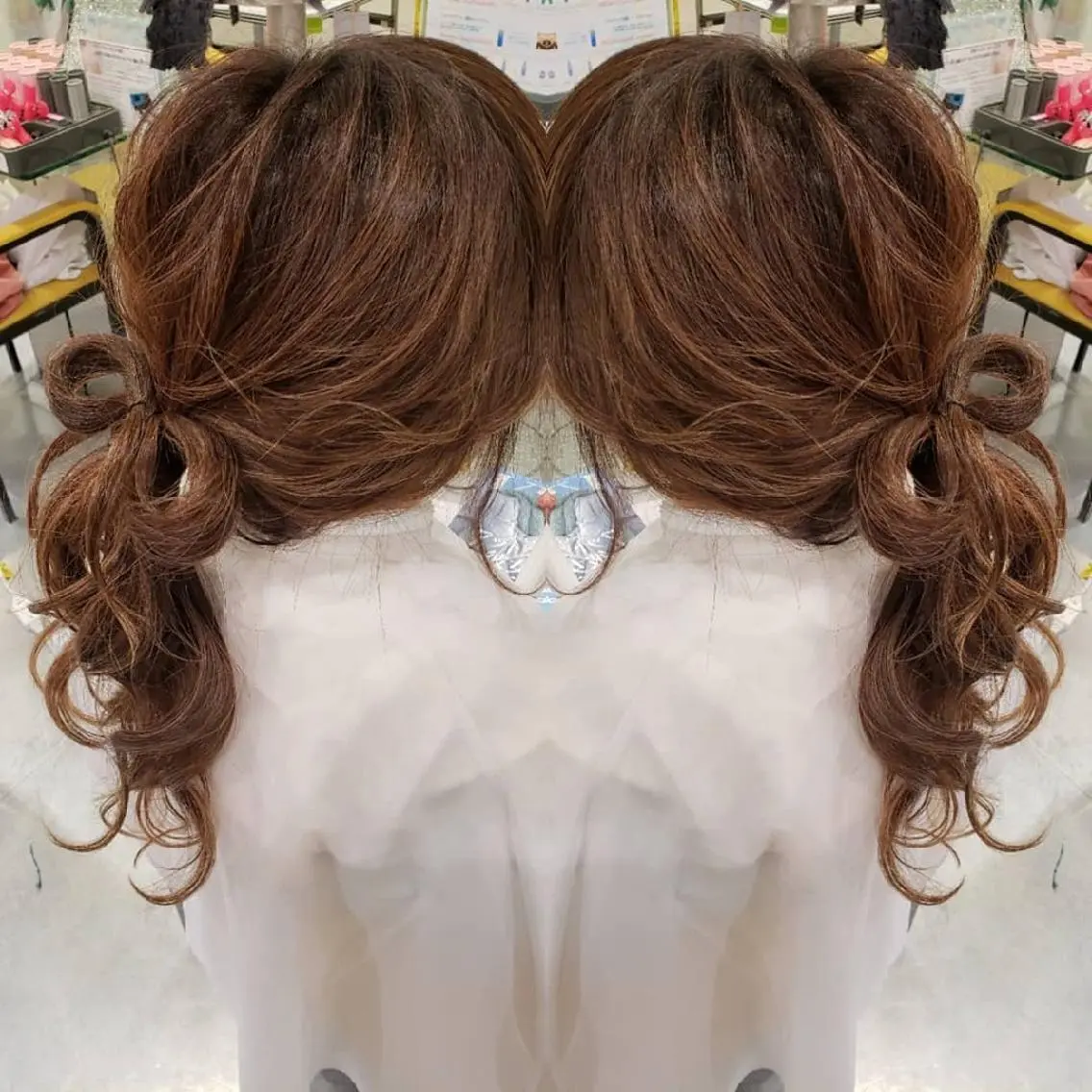 ロング ヘアアレンジ 美谷添（ミヤゾエ） まどか大人ヘアサロンのヘアスタイル