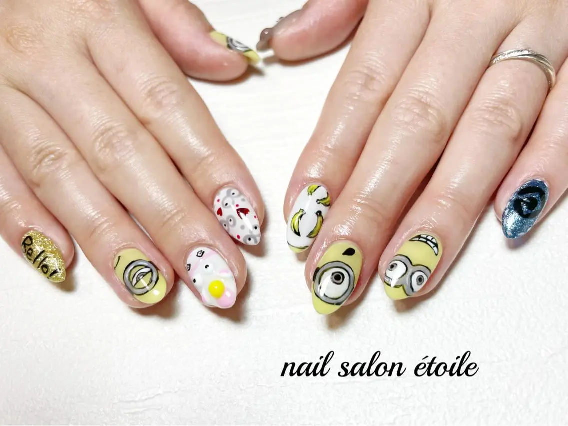 ネイル アートネイル ジェルネイル ハンドネイル nail salon étoileのネイルデザイン