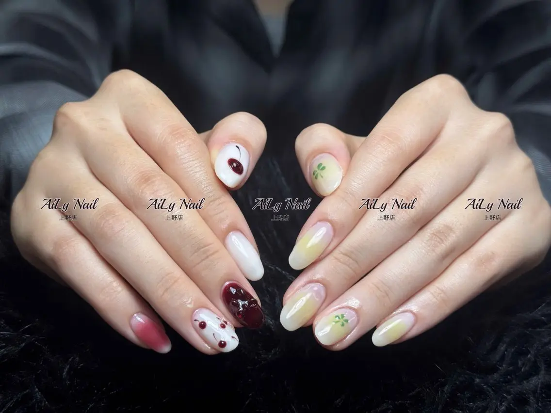 ネイル アートネイル ジェルネイル マグネットネイル ニュアンスネイル シンプルネイル ハンドネイル AiLy Nail 上野店のネイルデザイン