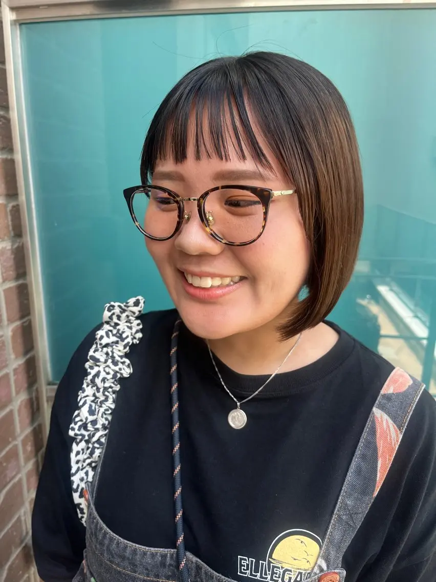 ショート カラー パーマ ヘアアレンジ メンズ 久木原 ゆりのヘアスタイル