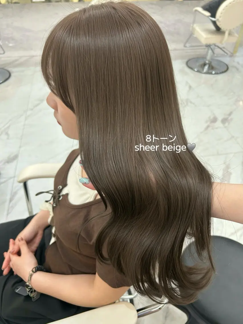 ロング カット ヘアカラー hiyori🎀 トレンドレイヤーのヘアスタイル