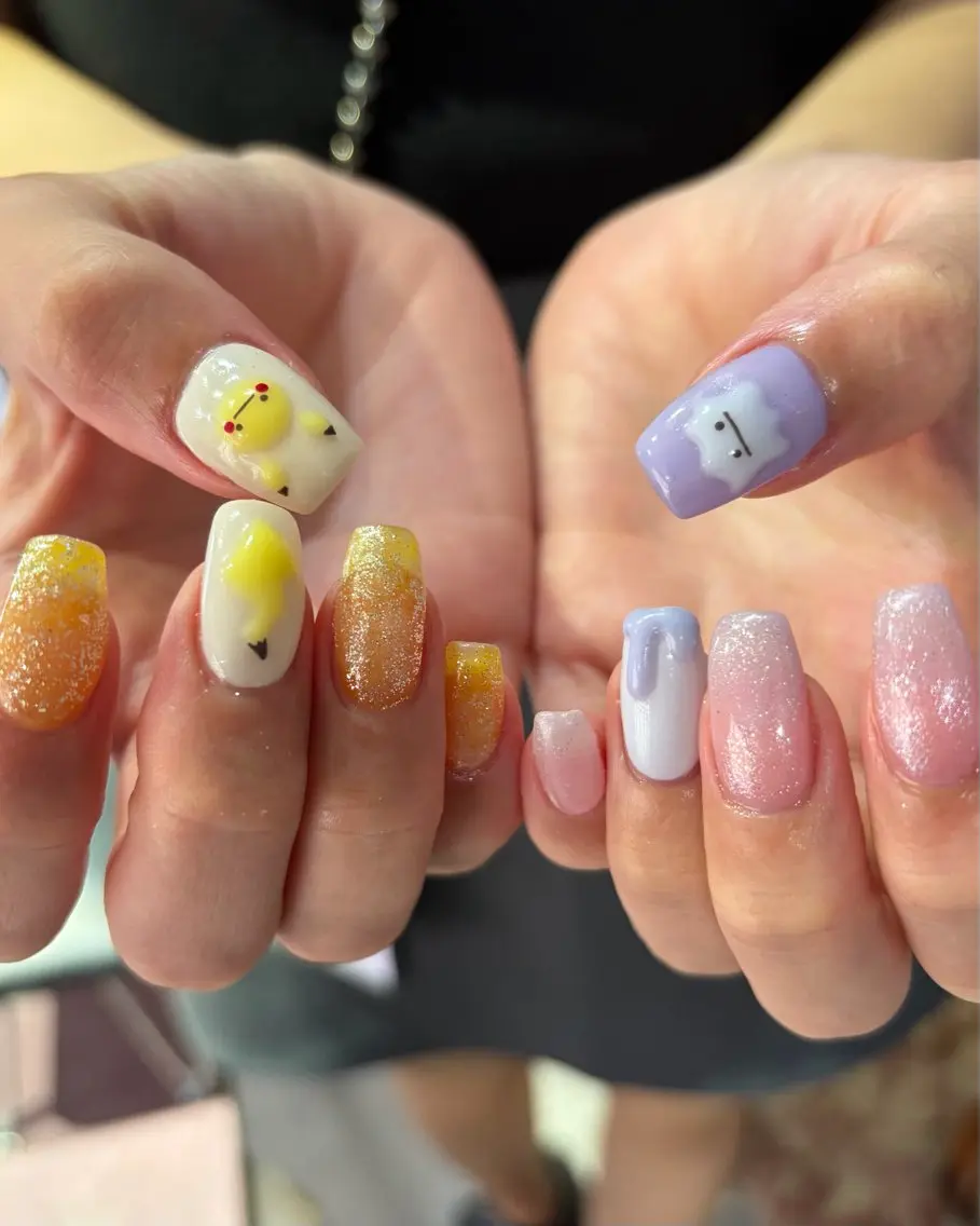 ネイル ハンドネイル フットネイル ASA nail / アート☀︎ニュアンスのネイルデザイン