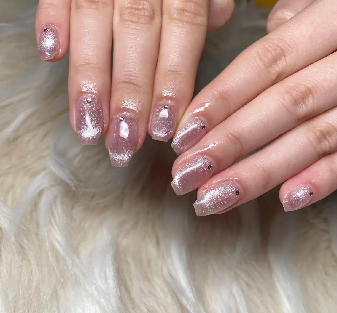 ネイル 長さ出し フラッシュネイル フレンチネイル ジェルネイル グラデーション ハンドネイル Nail&eye Belire 新宿のネイルデザイン