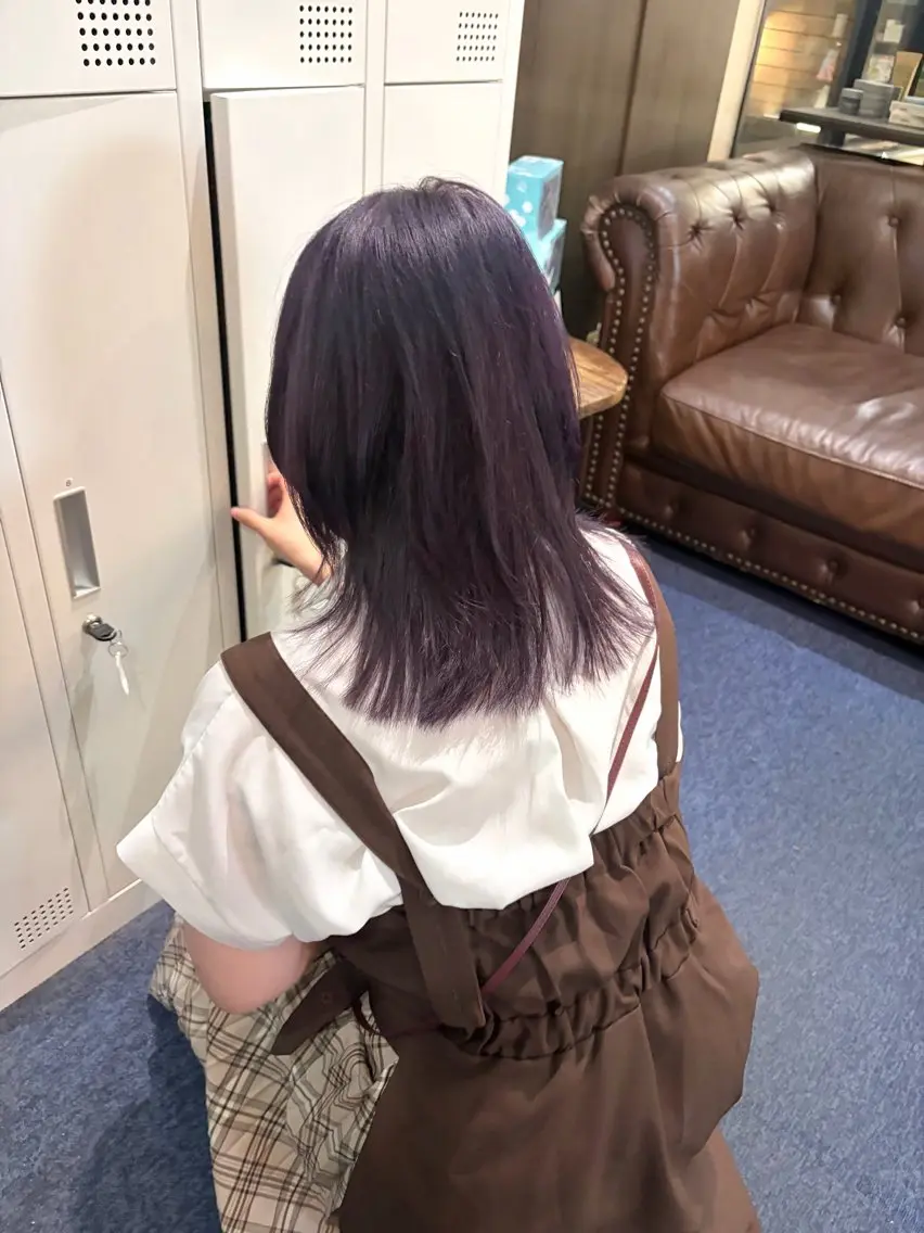 ミディアム レイヤーカット カット ヘアカラー トリートメント 多田 朝光のヘアスタイル