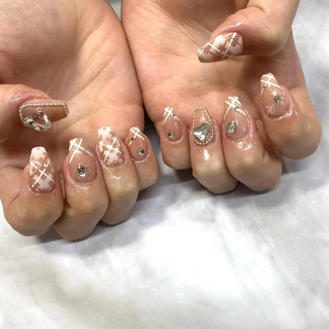 ネイル ハンドネイル Bianca浦和🎀 渋谷のネイルデザイン