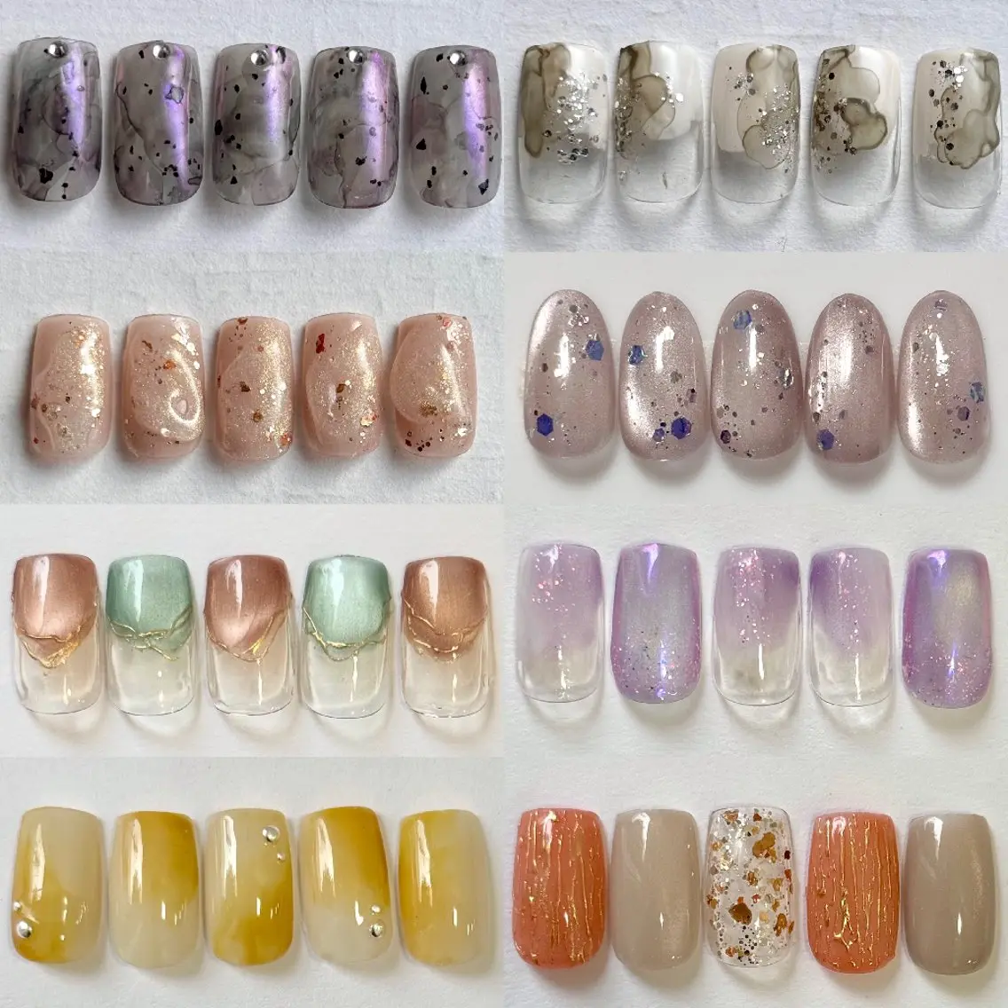 ネイル ジェルネイル マグネットネイル ニュアンスネイル ワンカラーネイル ハンドネイル muum_nail 新宿2分 三丁目1分のネイルデザイン