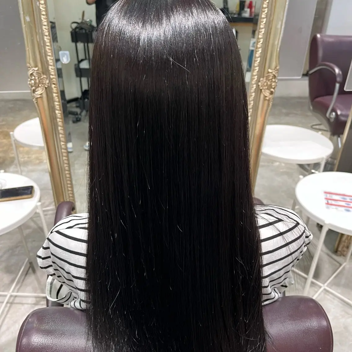 ロング カラー ヘアカラー フェザーパーマ🌙 毛流れ yuzukiのその他イメージ