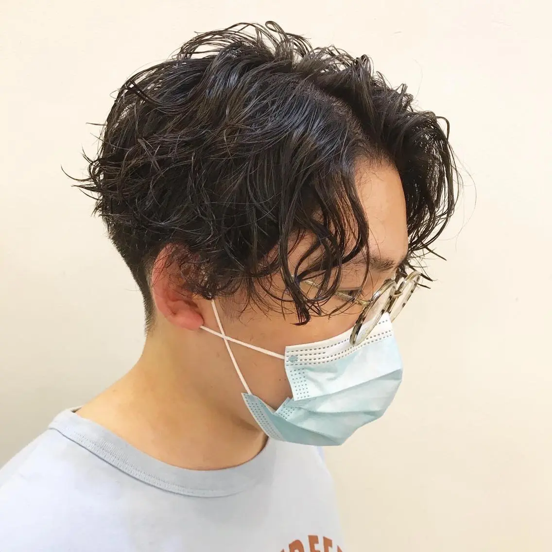 ショート パーマ カット パーマ トリートメント 嶋佐 昌大 シマサマオのヘアスタイル