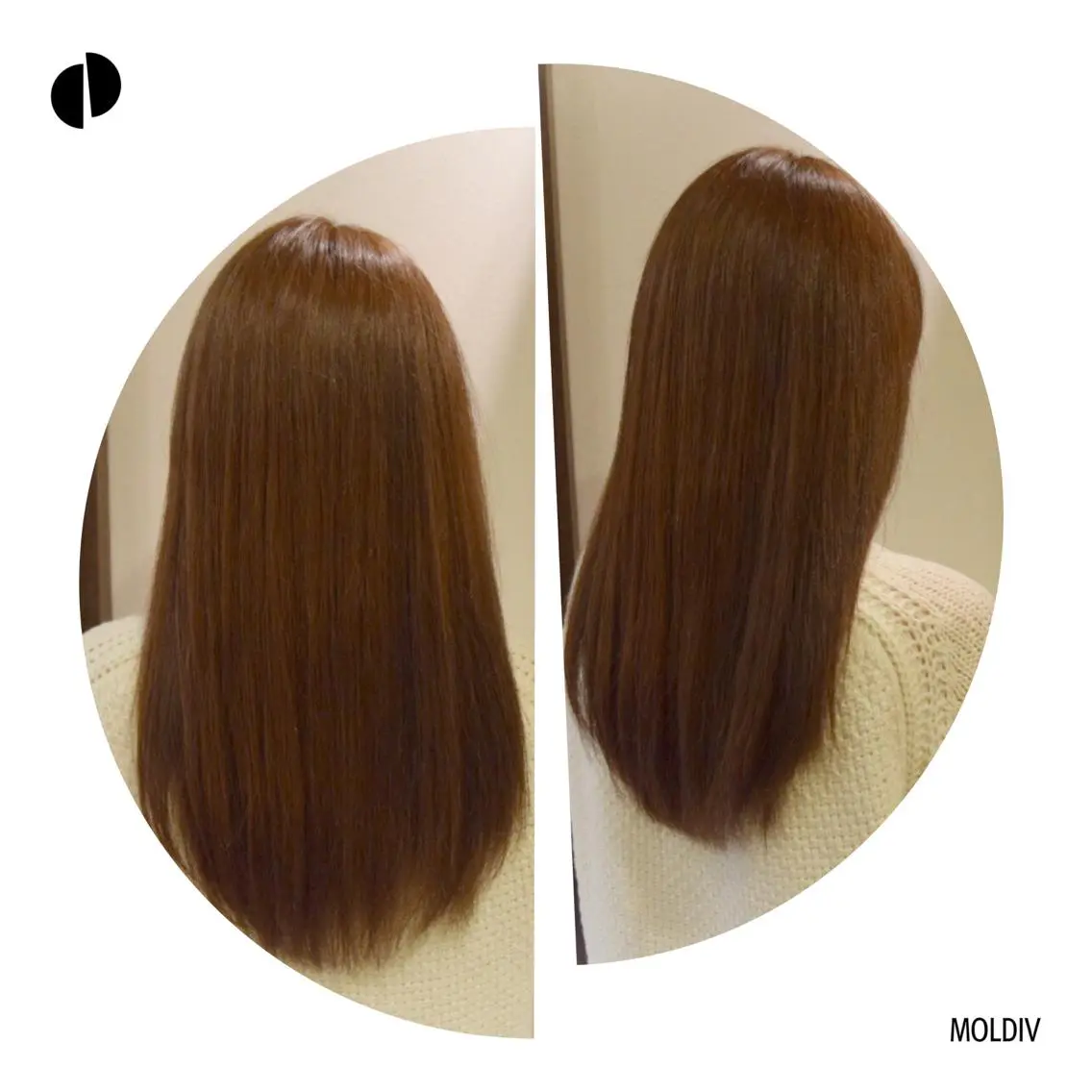 セミロング ロング カラー ブラウンカラー バイオレットカラー バイオレットブラウン ✨縮毛矯正✨髪質改善 ナカシマ ユミのヘアスタイル