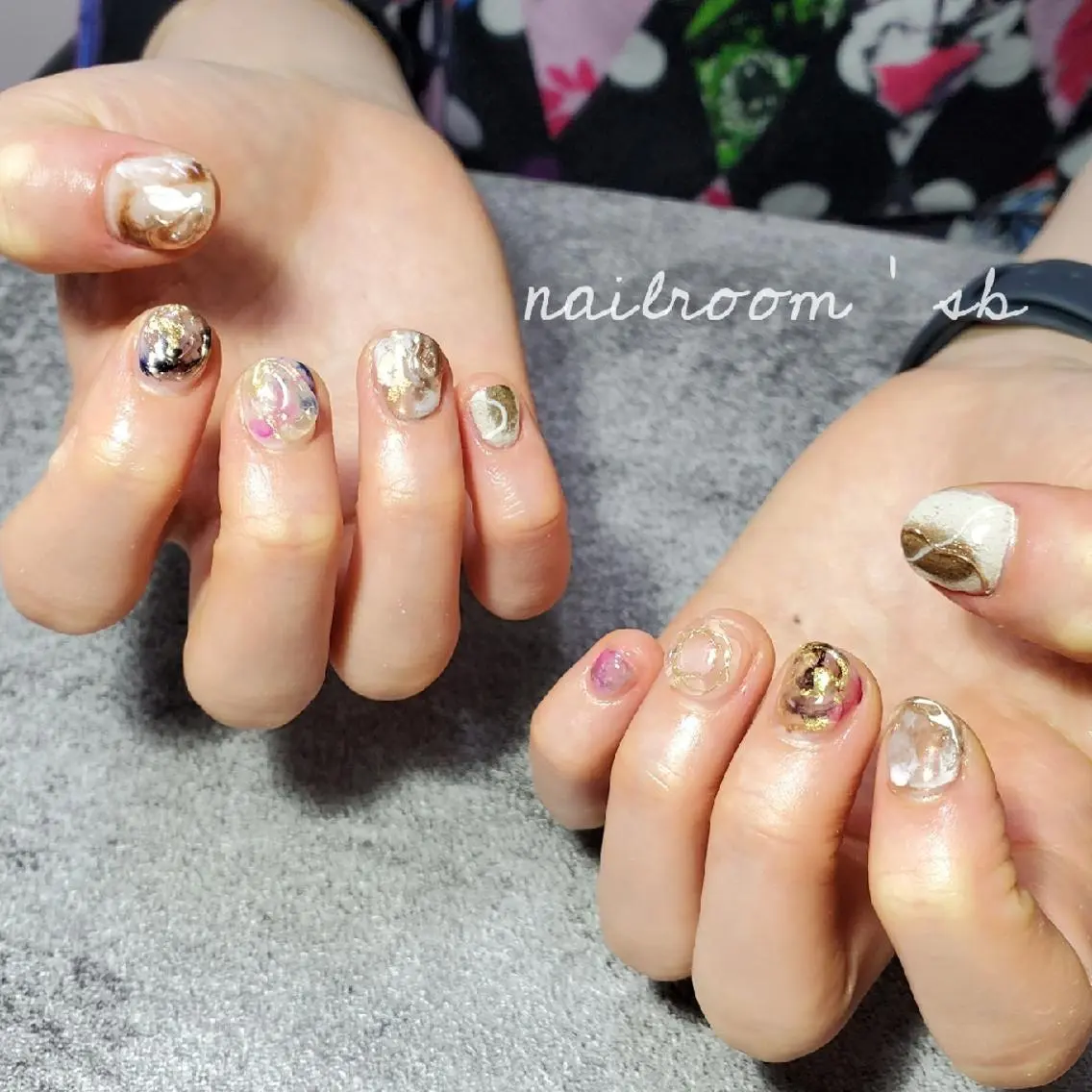 ネイル ハンドネイル nailroom‪ sb‪‪𓈒𓂂𓏸のネイルデザイン
