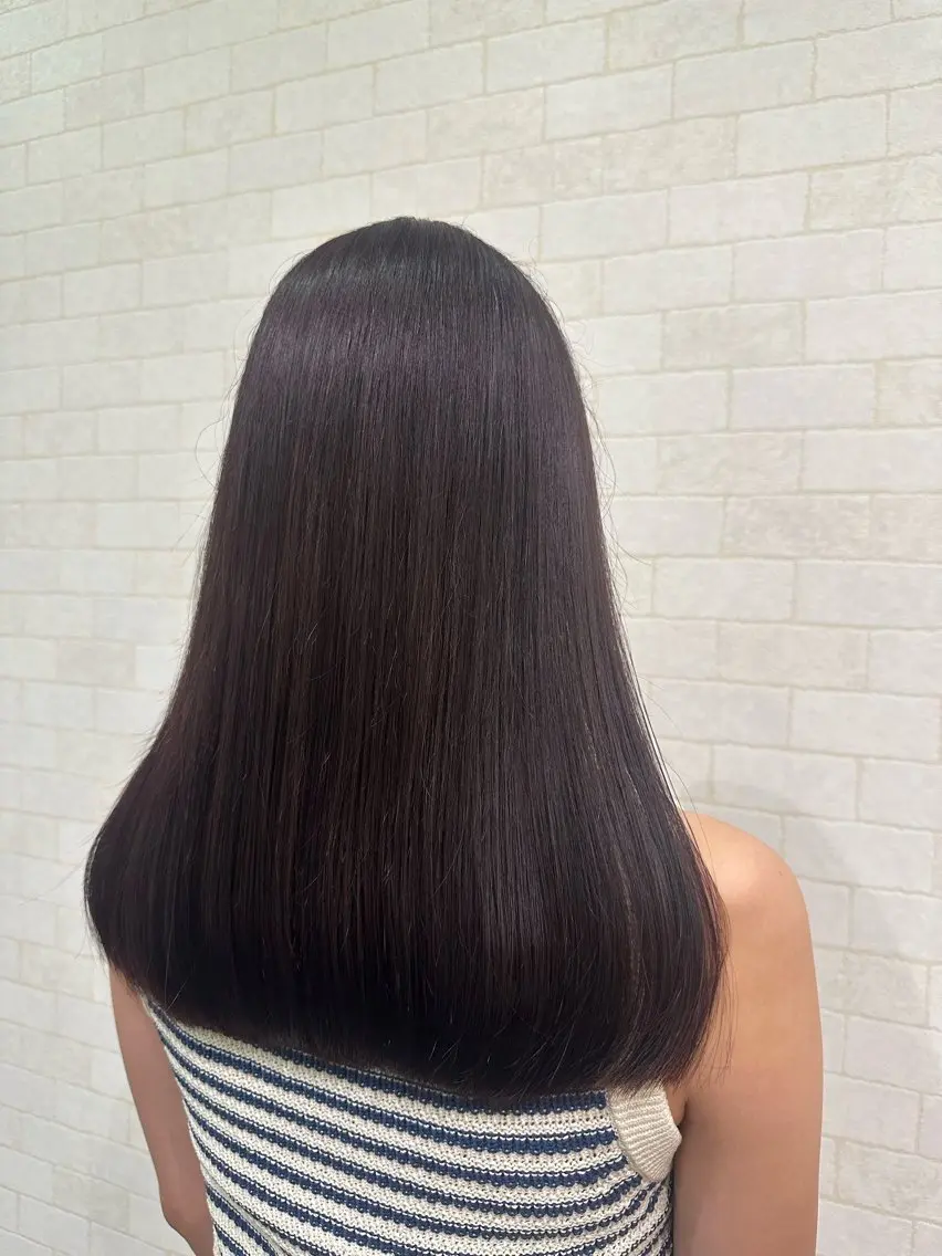 セミロング 🍇うる艶暖色カラー /madokaのヘアスタイル