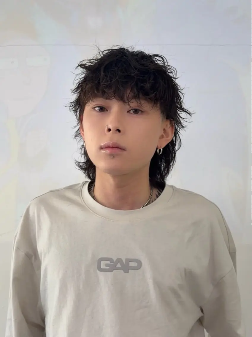 パーマ メンズ メンズパーマ 海外風スタイル Gakutoのヘアスタイル