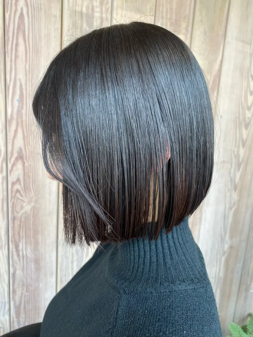 ショート ボブ カット 西田 朋華のヘアスタイル