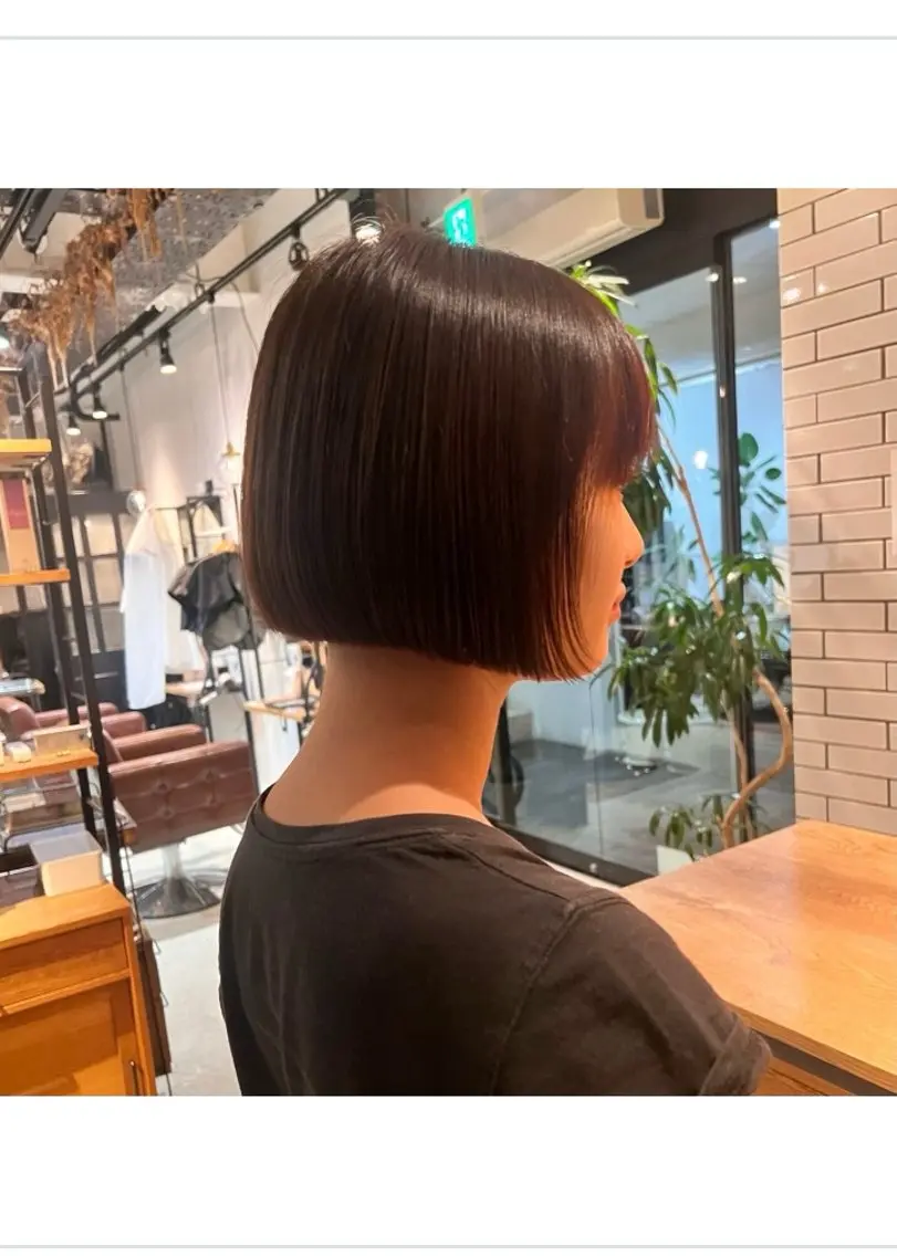 ショート カット 似合わせカット✂︎ 艶カラー・*:湊七海のヘアスタイル