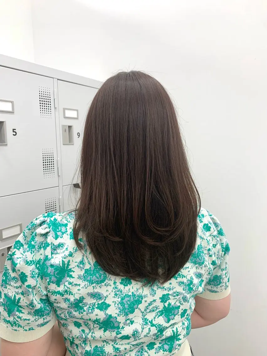 セミロング カラー 本格ヘッドスパ🌿 ×ヘア 佐藤のヘアスタイル