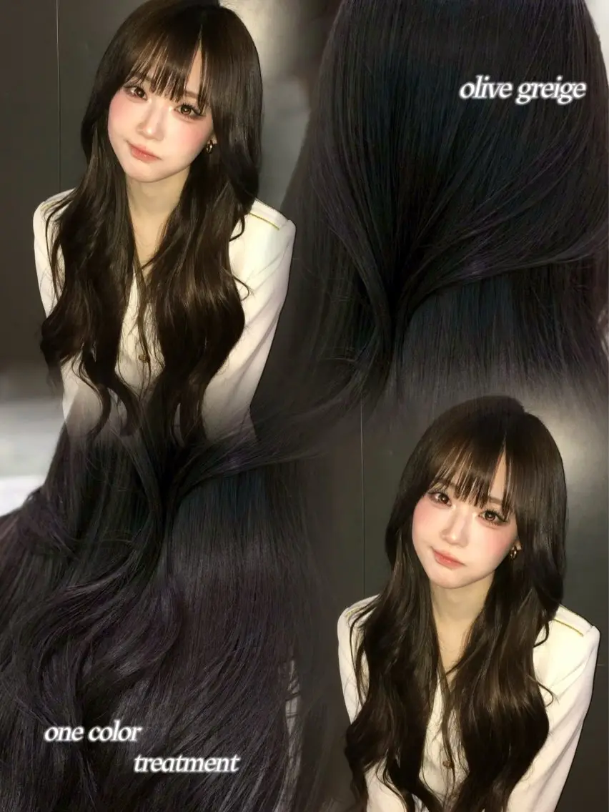 ロング カラー ︎💕︎rinka/ 韓国レイヤー🥣💕のヘアスタイル