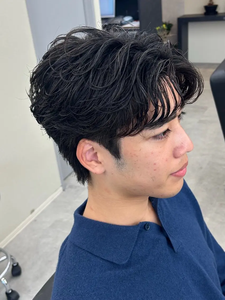 【㊗️新規様限定】🌀‪メンズカット＋ニュアンスパーマ🌀‪の写真