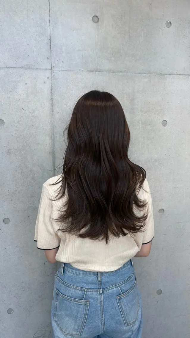 ロング カラー パーマ ヘアアレンジ メンズ 赤み消し艶カラー/美 髪☘️Reika☘️のヘアスタイル