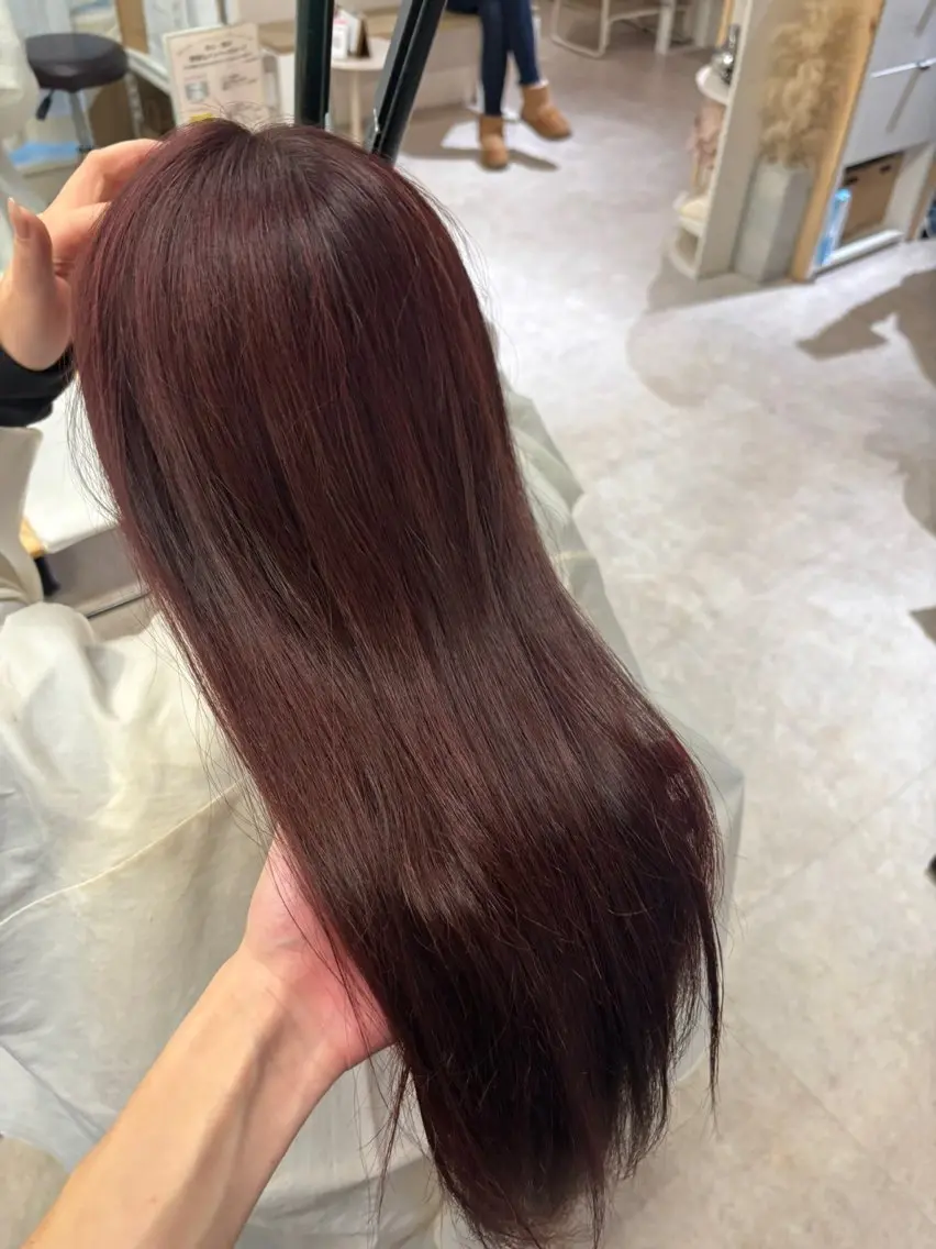 セミロング ヘアカラー トリートメント 段野吾颯 ／ベージュカラーのヘアスタイル