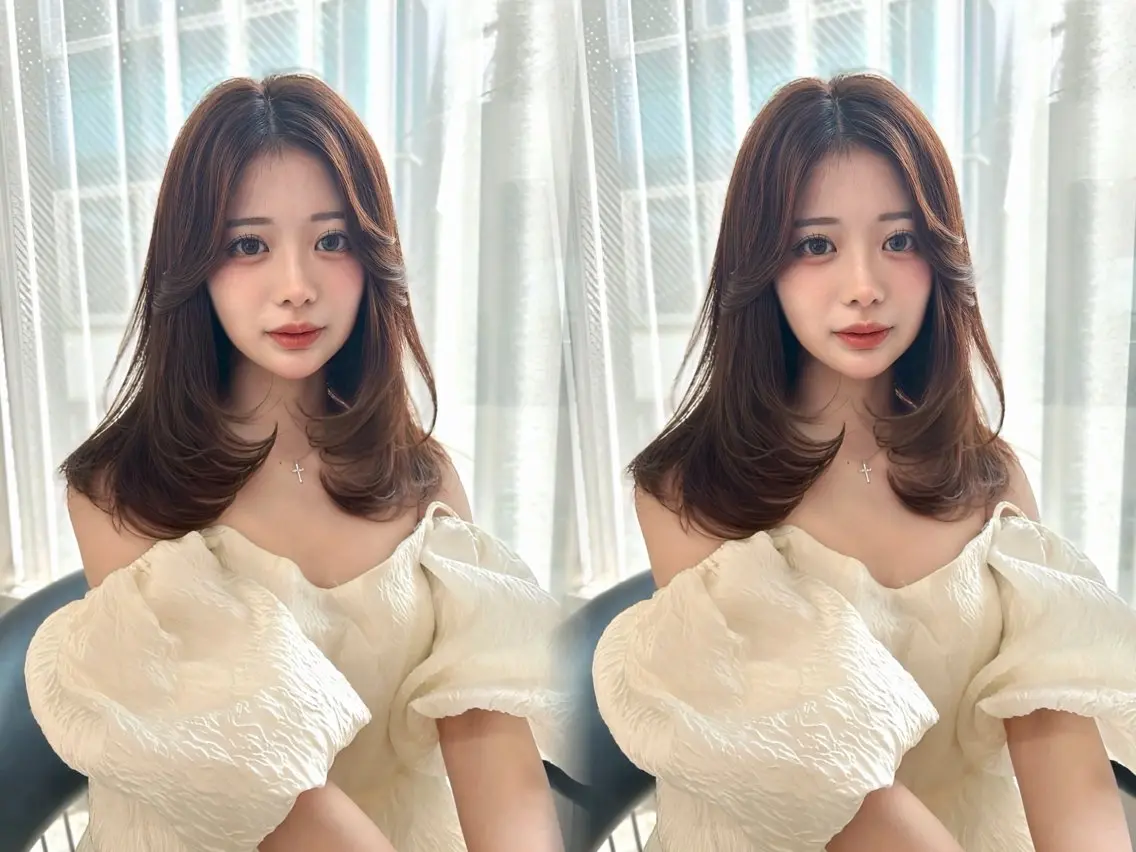ロング ヘアカラー トリートメント 木串 楽人のヘアスタイル