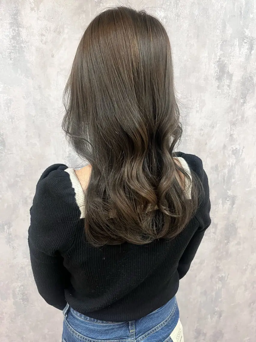 セミロング カラー 韓国系/ダブルカラー /トグチリンカのヘアスタイル