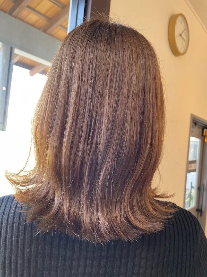カラー カット ヘアカラー トリートメント 横山 香音のヘアスタイル