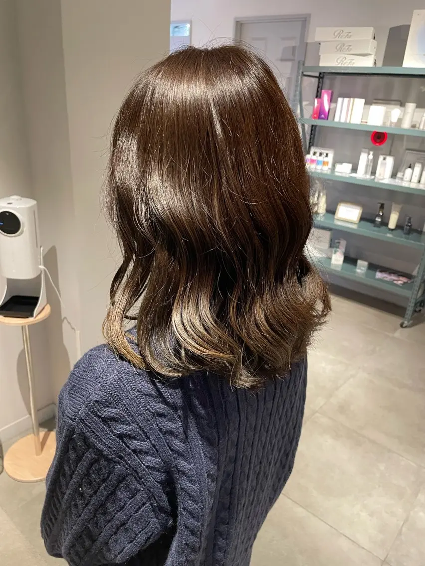ミディアム カラー 辻堂メンズ特化 YU-YAのヘアスタイル