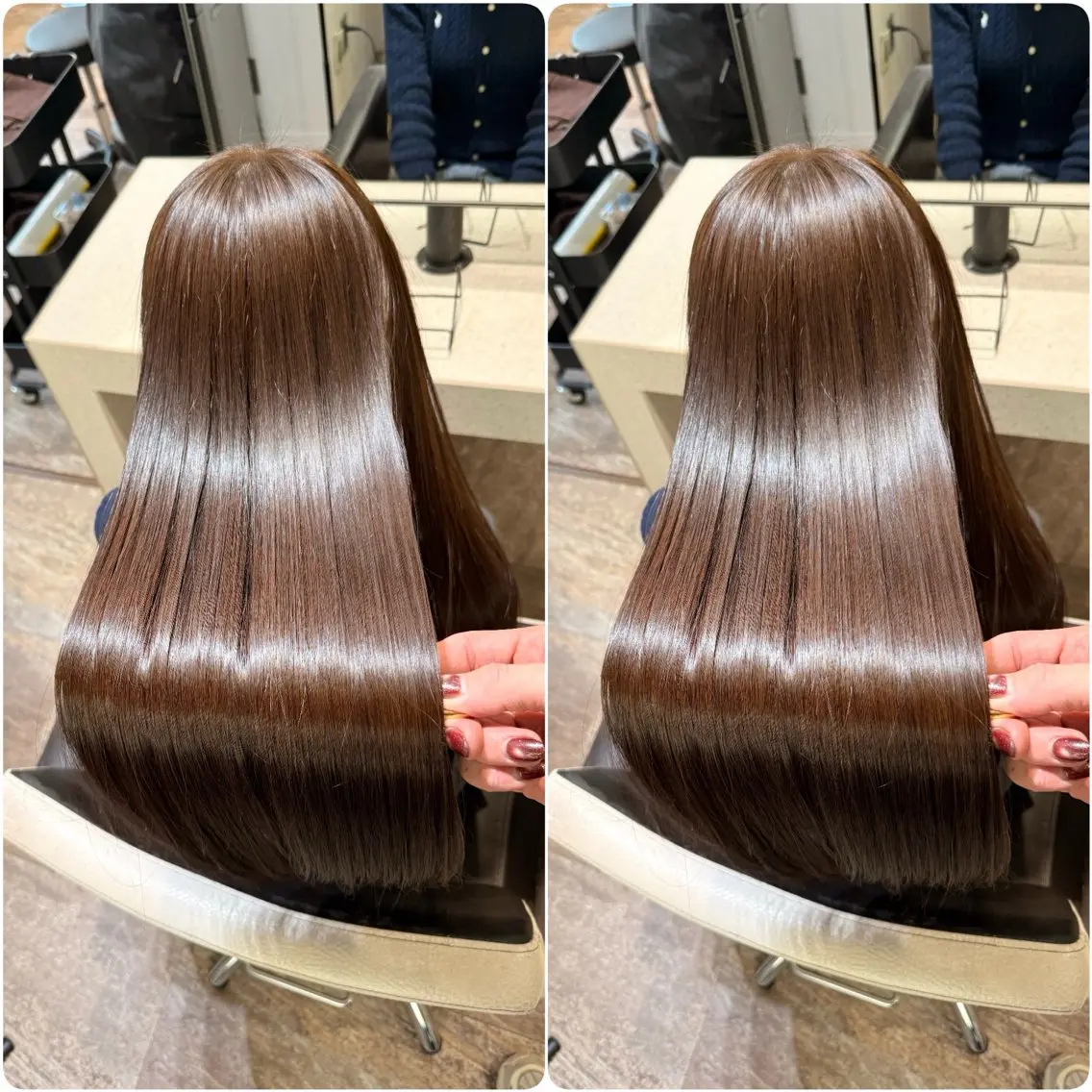 ロング カラー ヘアカラー トリートメント 🌹ULTOWA🌹 髪質改善/縮毛/店長のヘアスタイル