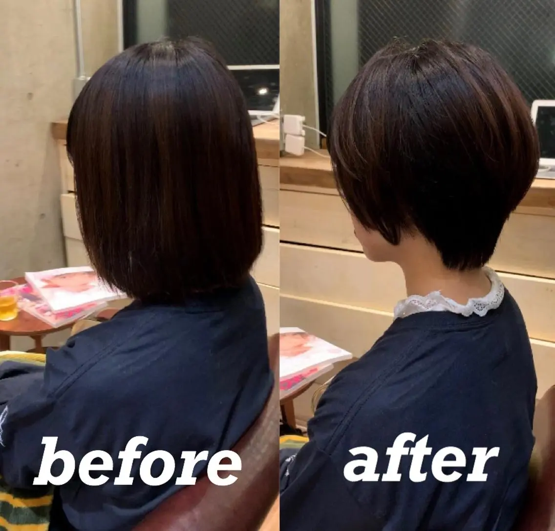 ショート ショートヘア ＊くせ毛に特化＊ 【yun】のヘアスタイル