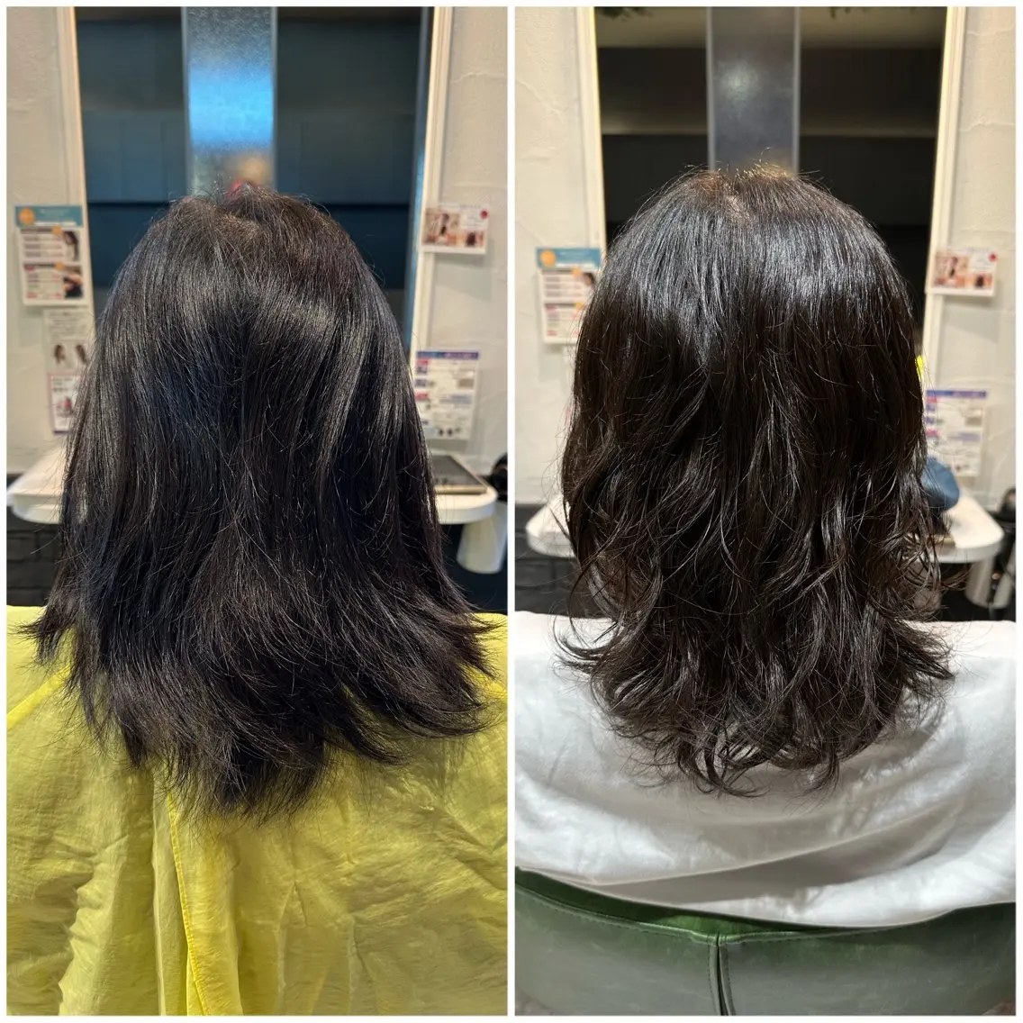 セミロング パーマ セミロングパーマ カット パーマ TELAHAIR成田 マネージャー吉野美羽のヘアスタイル