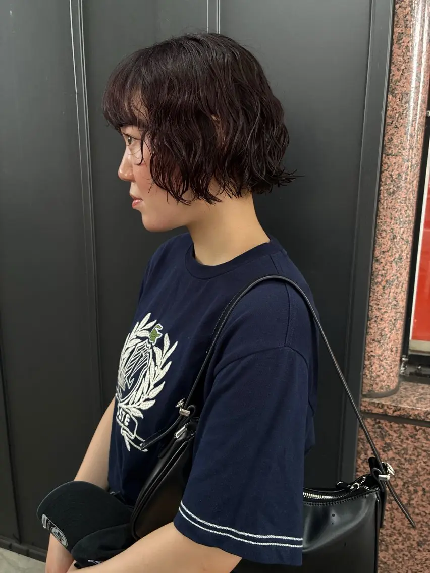 ショート パーマ 渋谷/ kannaのヘアスタイル