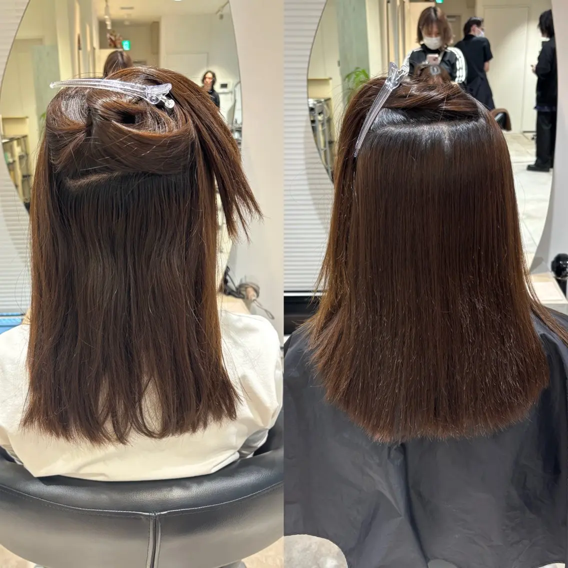 ロング 髪質改善 縮毛矯正 🧸艶髪🫧🎀 岡由紀乃のヘアスタイル