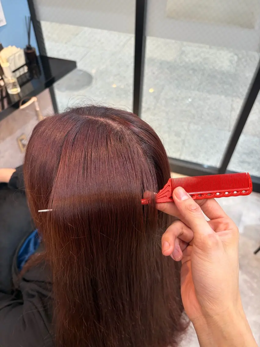 ロング カラー ヘアカラー トリートメント カラーモデル募集✨ IbukIのヘアスタイル
