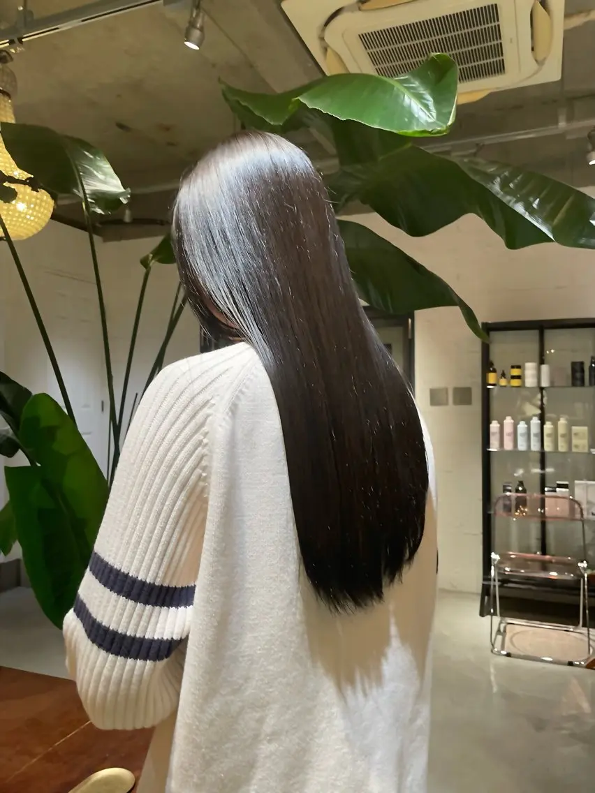 ロング カラー ロング 尾上 勇気のヘアスタイル