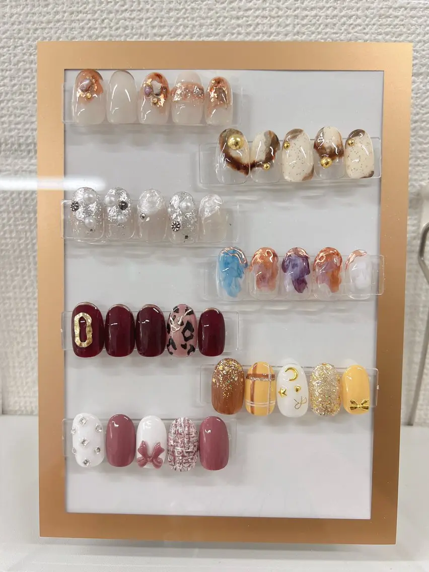 ネイル bijou nails 蓮のネイルデザイン
