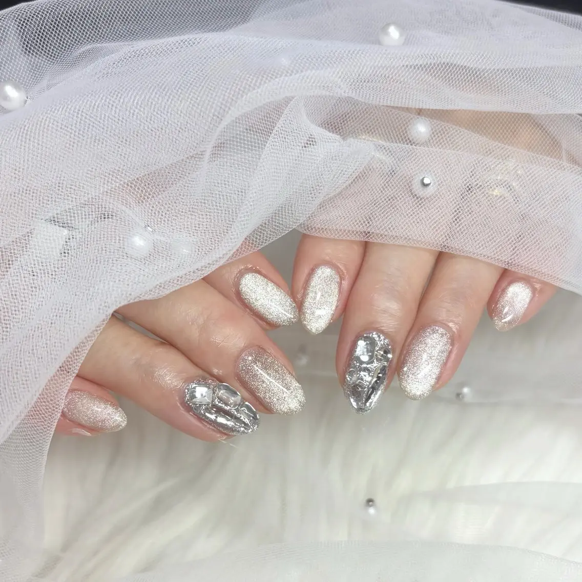 ネイル アートネイル マグネットネイル Ange Nailのネイルデザイン
