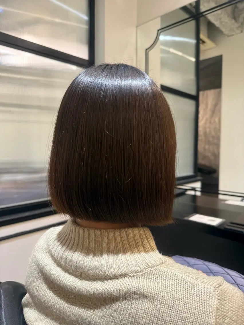 ショート ボブ カット Cadre新小岩🫧 栗原葵のヘアスタイル