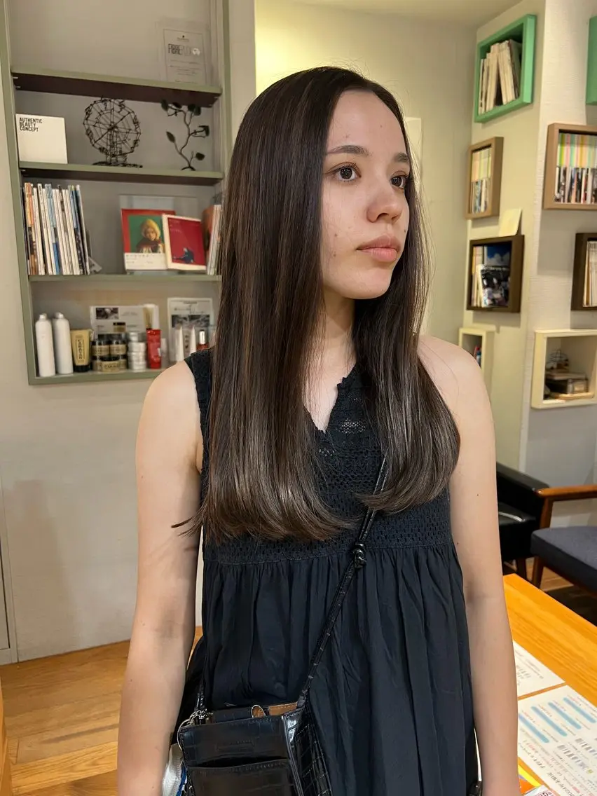 ロング トリートメント カット トリートメント 松本 夏海のヘアスタイル