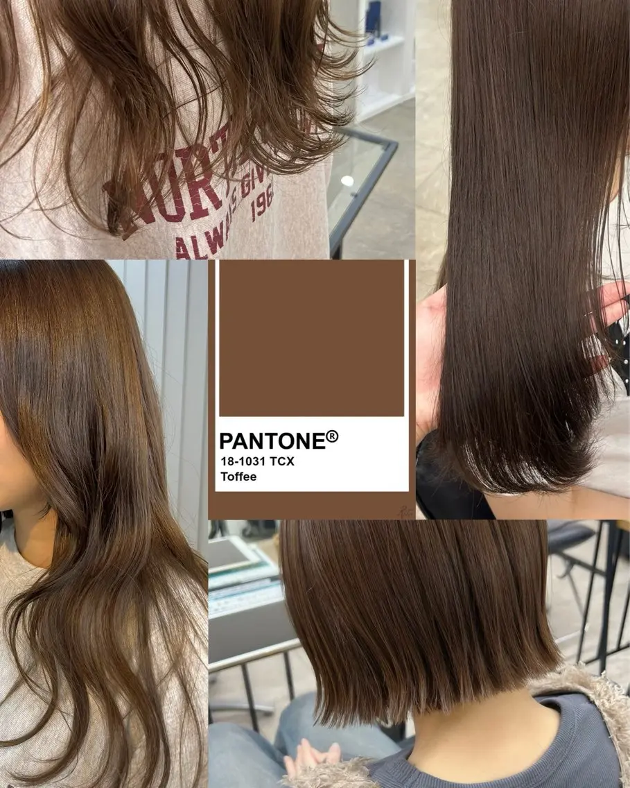 カラー カット ヘアカラー トリートメント suehiro yunaのヘアスタイル