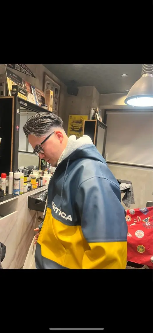 メンズ フェードカット スキンフェード 💈FADE &LINE安達のヘアスタイル