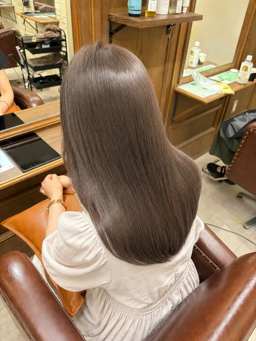ロング カラー カット ヘアカラー トリートメント TOMOKA 艶髪/髪質改善🫧のヘアスタイル